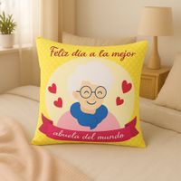 Cojín Decorativo Mejor Abuelita Del Mundo 45 Cm