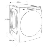Secadora De Carga Frontal Eléctrica 23 Kg - Whirlpool
