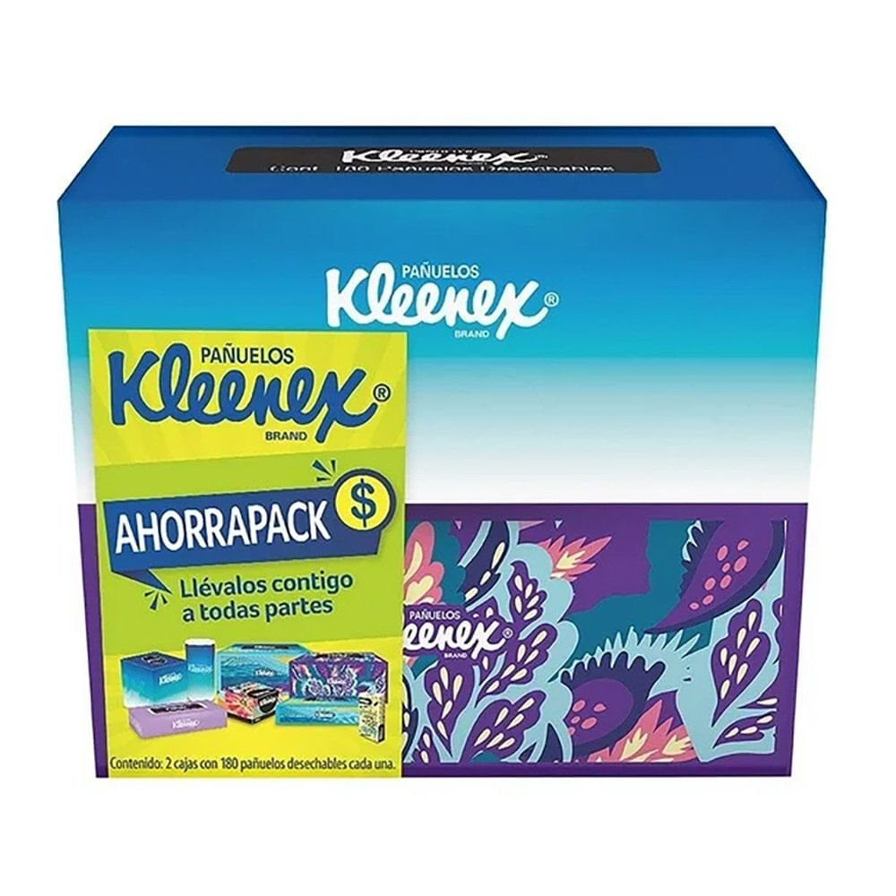 Pañuelos Desechables 2 Cajas Pañuelos Desechables Kleenex, 2 Cajas