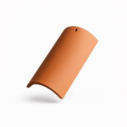 Teja-Media-Caña-Color-Terracota-Mate