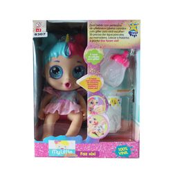 Muñeca-Mi-Pequeño-Brillo-Rosa-y-Azul
