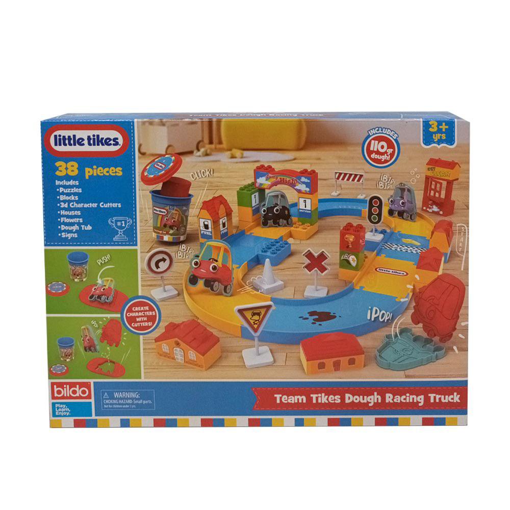 Set de Plasticina Tikes Team Tikes Dough Racing Truck de 38 Piezas para 3+ Años Camión de…