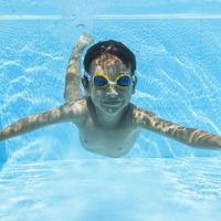 Lentes de Natación Infantiles con Correa Ajustable Colores Surtidos