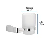 Portavaso-Cepillero-Cromado-con-Vaso-Riviera