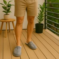 Pantufla-para-Caballero-Gris-45-46