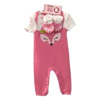 Conjunto-de-Traje-y-Calcetas-Zorro-Rosado