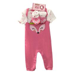 Conjunto-de-Traje-y-Calcetas-Zorro-Rosado