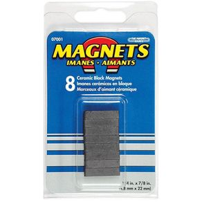 Magneto Tipo Barra De 3/16 Plg X 1/4 Plg X 7/8 Plg - Master Magnetics