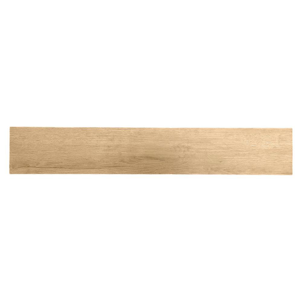 Piso Vinílico LVT Soloist Natural Color Beige de 2 mm para Interior 15.24 x 91 cm Caja de…