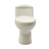 Sanitario Alargado de Una Pieza Blanco