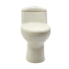 Sanitario Alargado de Una Pieza Blanco