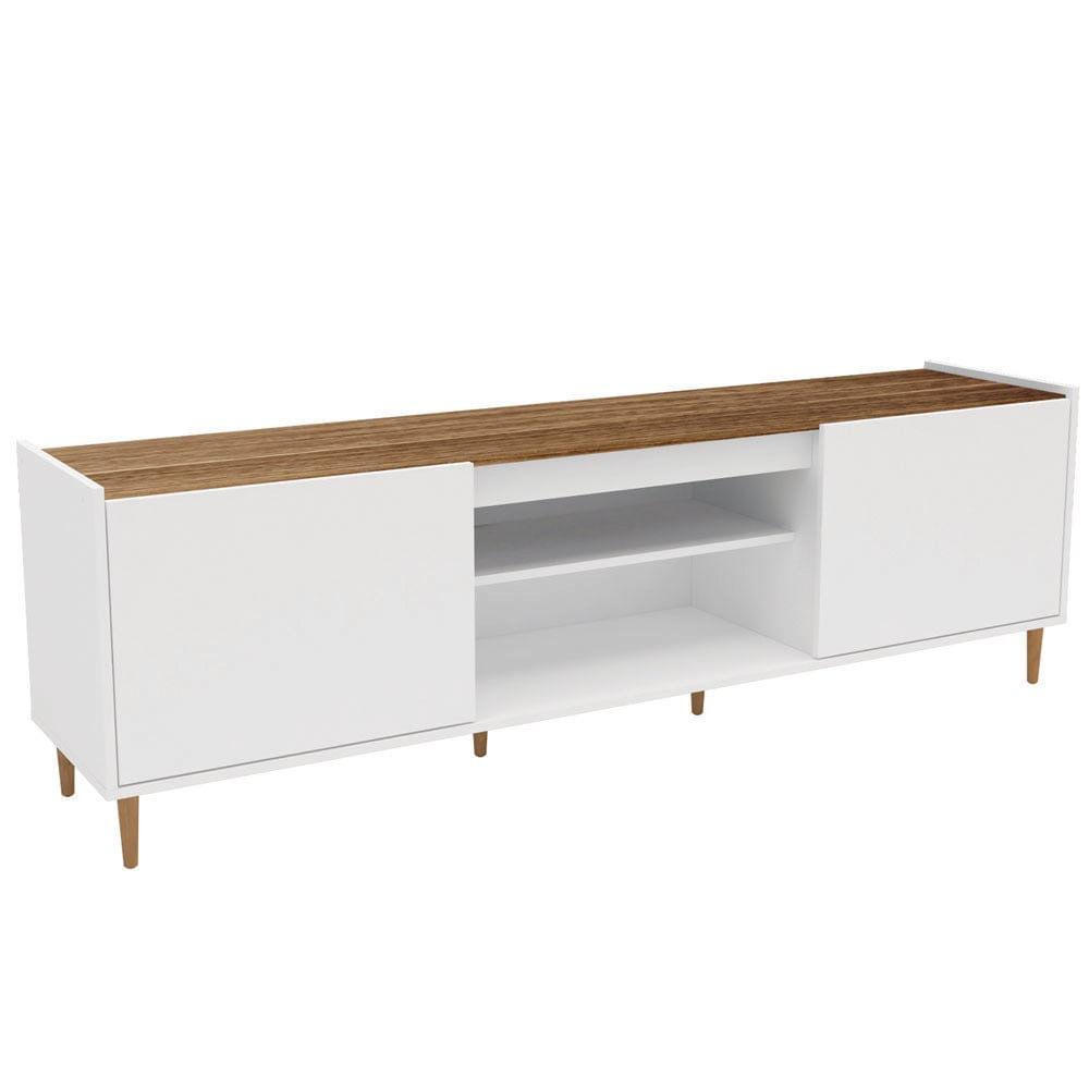 Mueble para TV Buffalo con 2 Puertas 180 x 56 x 40 cm Color Blanco