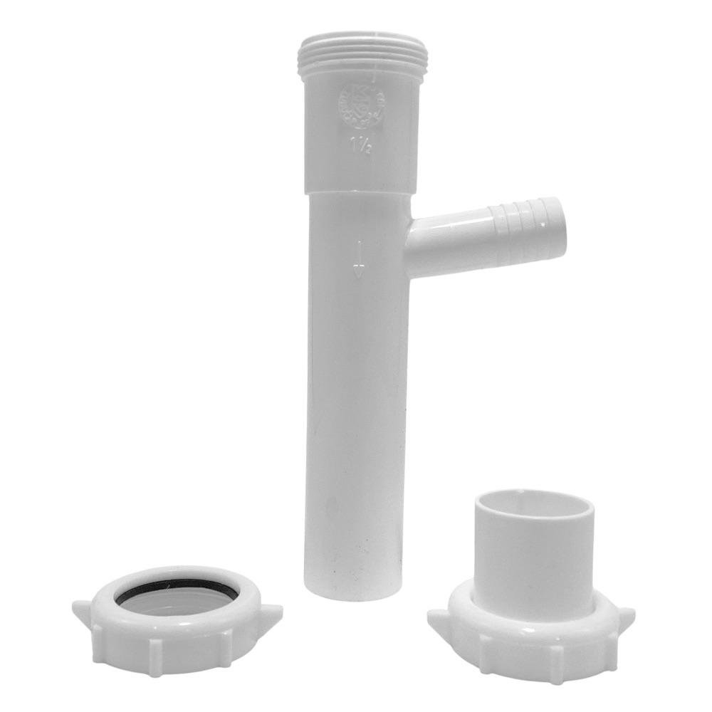 Sifón Tipo Y con Drenaje 1-1/2 Plg x 8 Plg Sifón Tipo y Drenaje 1-1/2X8 Plg Blanco