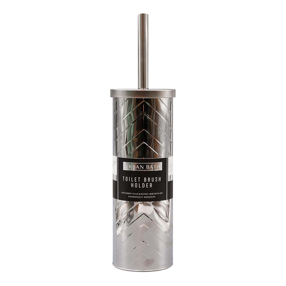 Cepillo para Baño de Metal Cromado