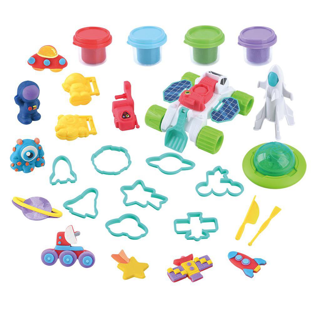 Set de Plasticina de Aventura Espacial de 19 Piezas para 3+ Años Set de Plasticina Aventur…