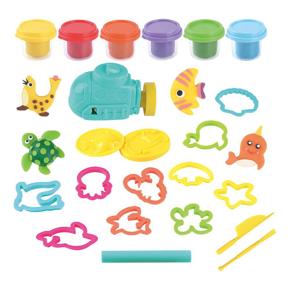 Set de Plasticina de Criaturas Bajo el Mar para 3+ Años Set Criaturas Bajo El Mar