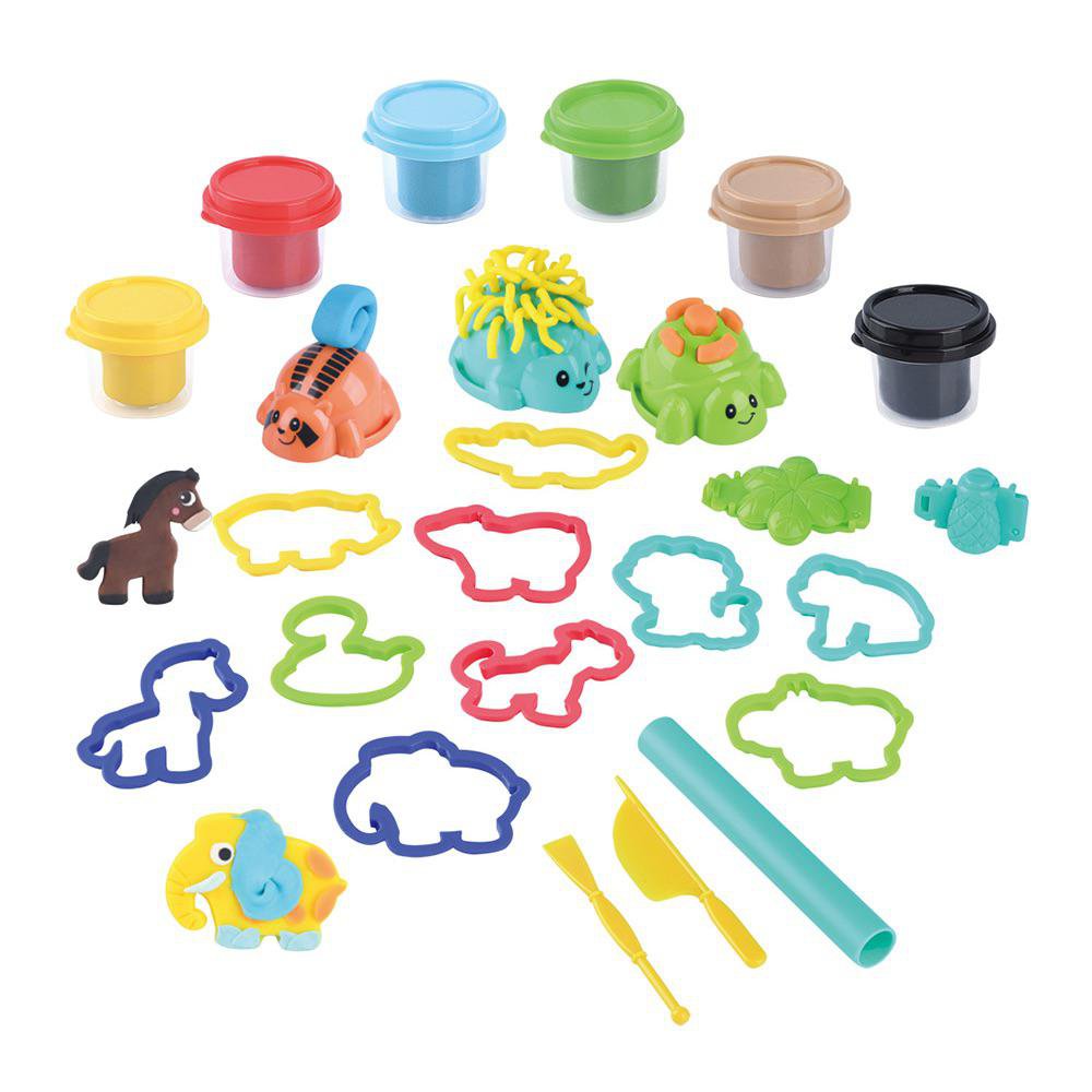 Set de Plasticina de Isla de Animales de 24 Piezas para 3+ Años Set de Plasticina Isla de…