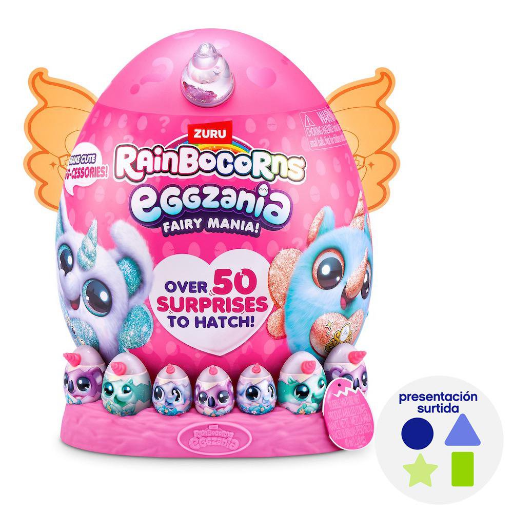 Huevo Sorpresa Rainbocorns Eggzania Fairy Mania Presentación Surtida Rainbocorns Huevo Sor…