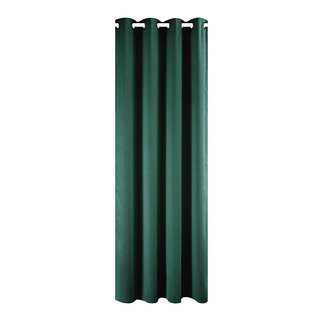 Cortina Tela Tipo Velvet de 135 x 240 cm con Ojillos Metálicos - Varios Colores Verde