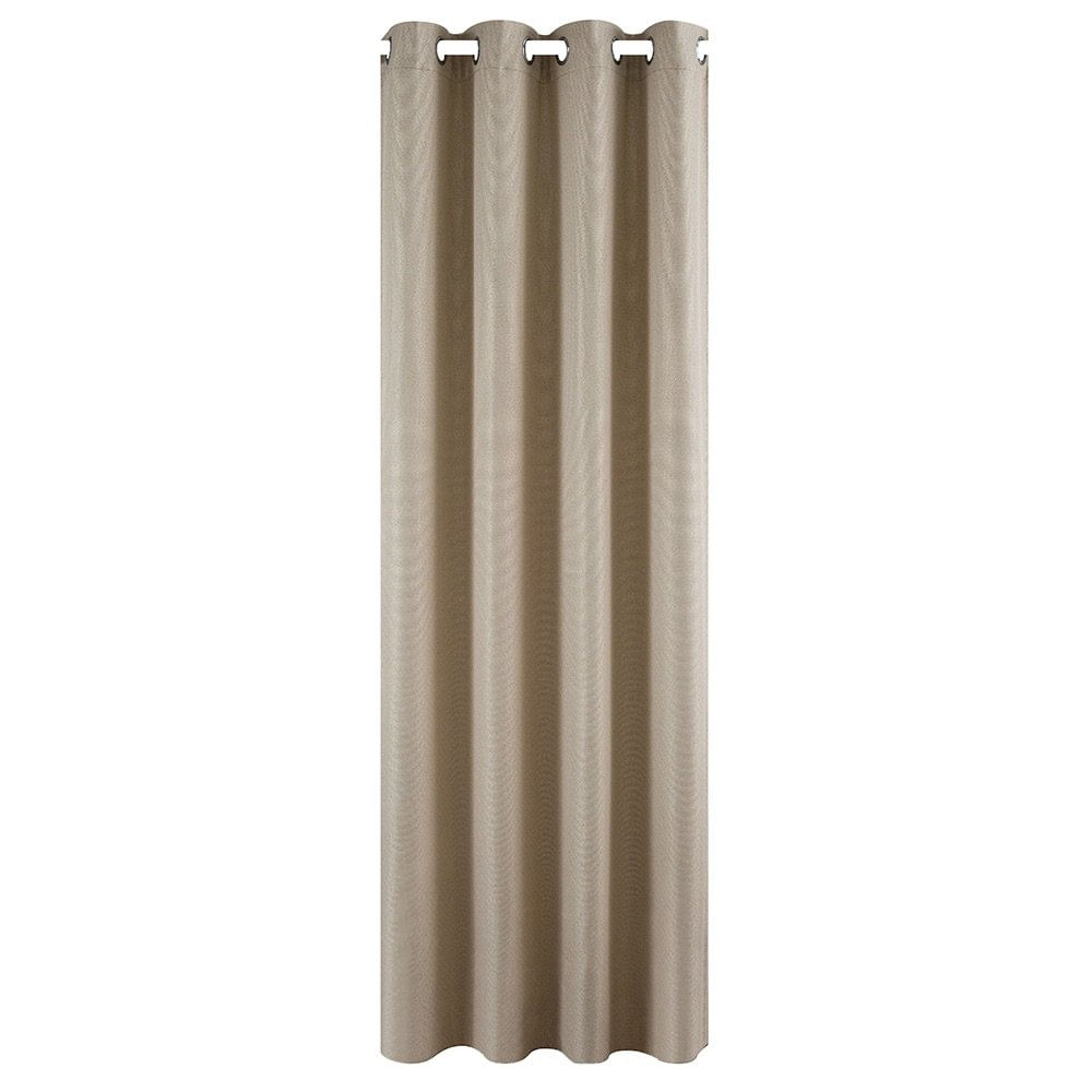Cortina Imitación Lino 99% Blackout 135 x 240 Cm - Varios Colores Beige