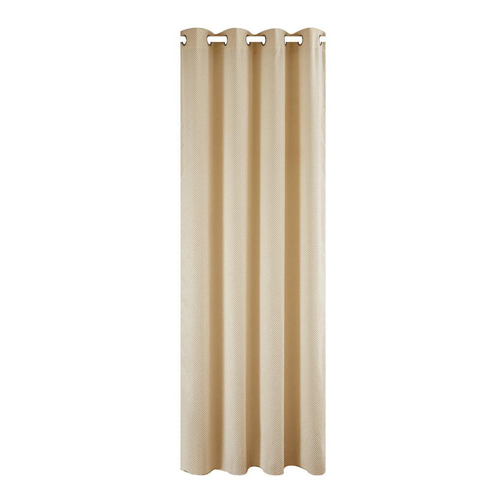 Cortina Tela Tipo Velvet de 135 x 240 cm con Ojillos Metálicos - Varios Colores Taupe