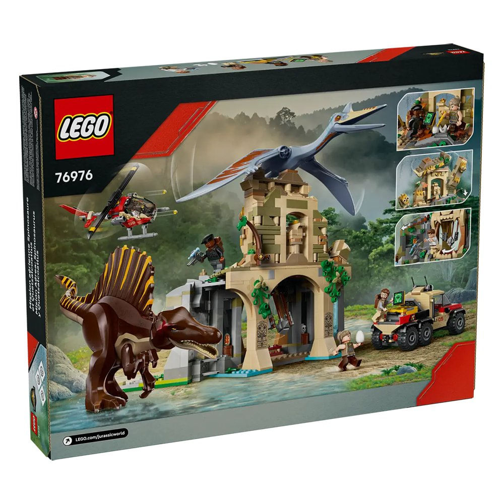 LEGO Jurassic World Misión Aérea: Spinosaurus y Quetzalcoatlus #76976 de 984 Piezas