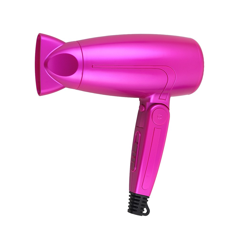 Secadora de Cabello de Viaje de 1500 W con 2 Velocidades Color Rosado