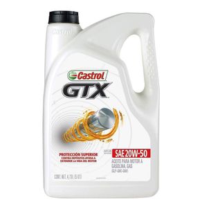 Aceite Para Motor 20W-50 GTX 1.25 Gal - Castrol