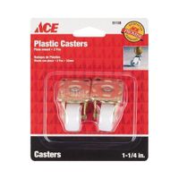 Rodo 1-1/4 Plg Plastico De 18Kg Negro Ace