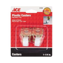 Rodo 1-1/4 Plg Plastico De 18Kg Negro Ace