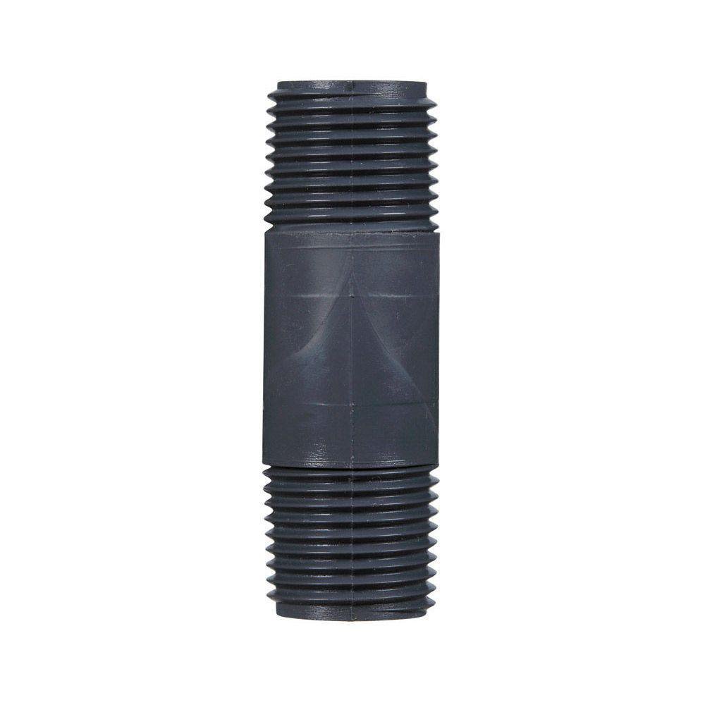 Niple 1/2 Plg x 2 1/2 Plg de PVC Gris