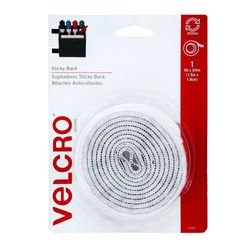 Velcro Multiuso Rollo 60X3/4 Plg Blanco 1U - Velcro Usa