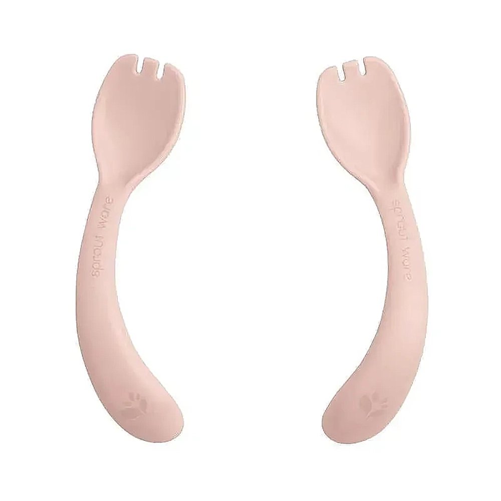 Set de Cubiertos Infantiles Sporks Sage Sprout Ware Handy de 2 Piezas