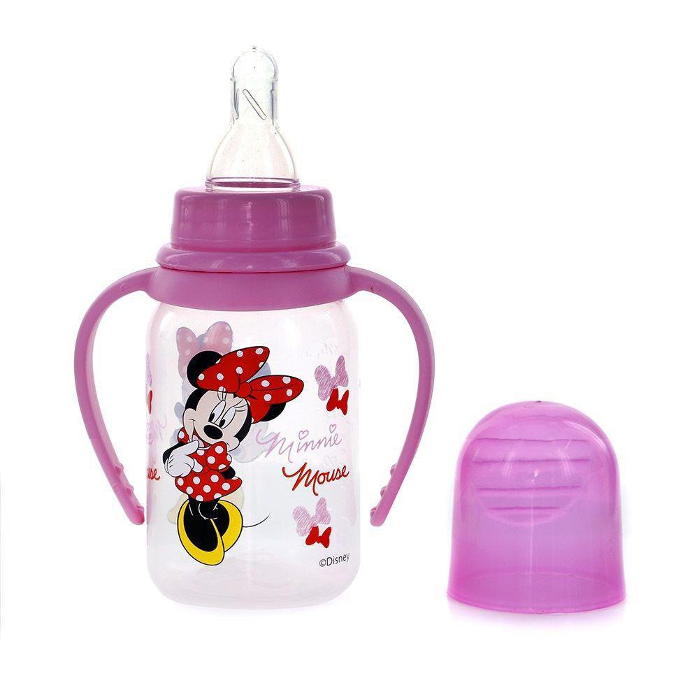 Pacha con Asas Diseño de Minnie Mouse de 4 Oz Color Morado Pacha Disney Baby Minnie Mouse…