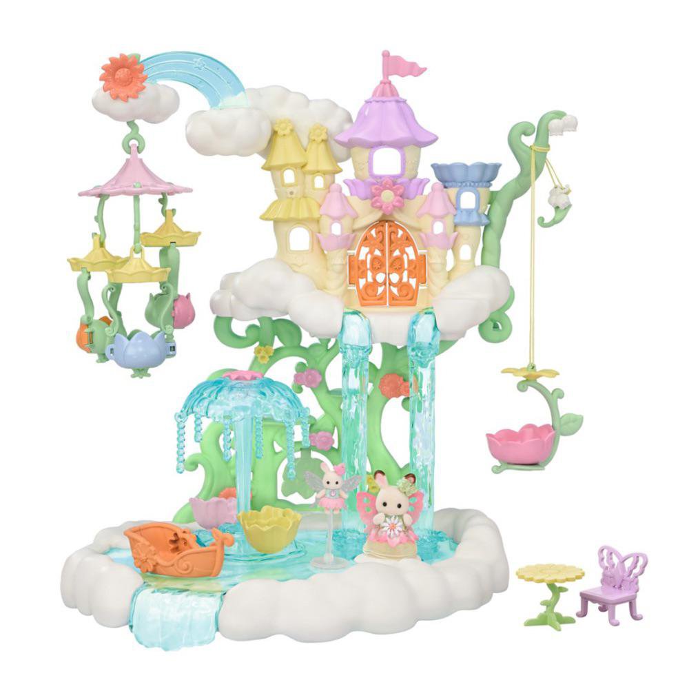 Set de Juego Sylvanian Families Castillo de las Hadas en las Nubes con Figura de Conejita…