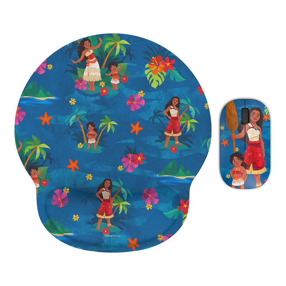 Mouse Inalámbrico con Alfombrilla Diseño Moana