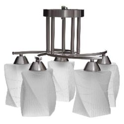 Lámpara. Techo Níquel Satinado 5L E27 40W - Z