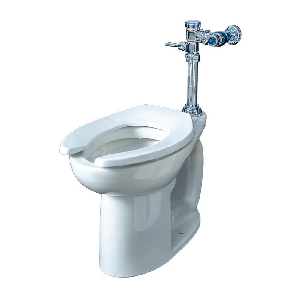 Sanitario con Fluxómetro Manual Abierto Cadet 17 Plg