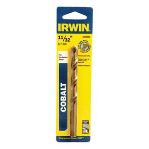 Broca Metal 11/32 Plg Mandril 1/2 Plg - Irwin