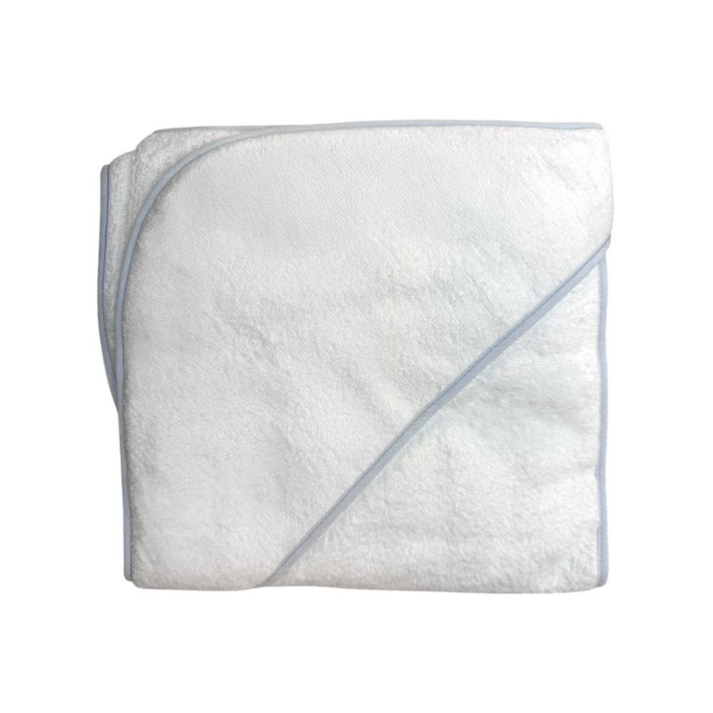 Toalla para Bebé con Capucha y Acabado Chinilla Color Blanca Toalla con Chinilla Blanca