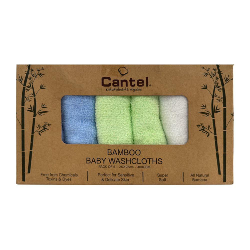 Set de Toallas de Bambú para Bebé de 6 Piezas Toallitas de Bambú 6 Pzas