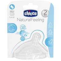 Tetina Natural Feeling 2M + Flujo Medio - Chicco