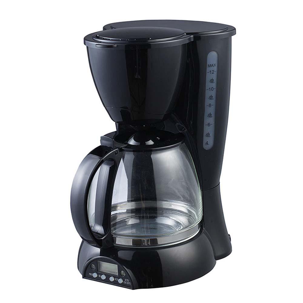 Cafetera Programable con Jarra de Vidrio de 1.2 L 800 W Color Negro Cafetera Programable c…