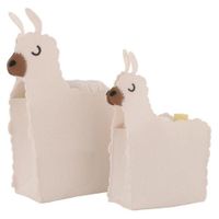 Caja Almacenadora Llama Blanca 2Pk - Nojo