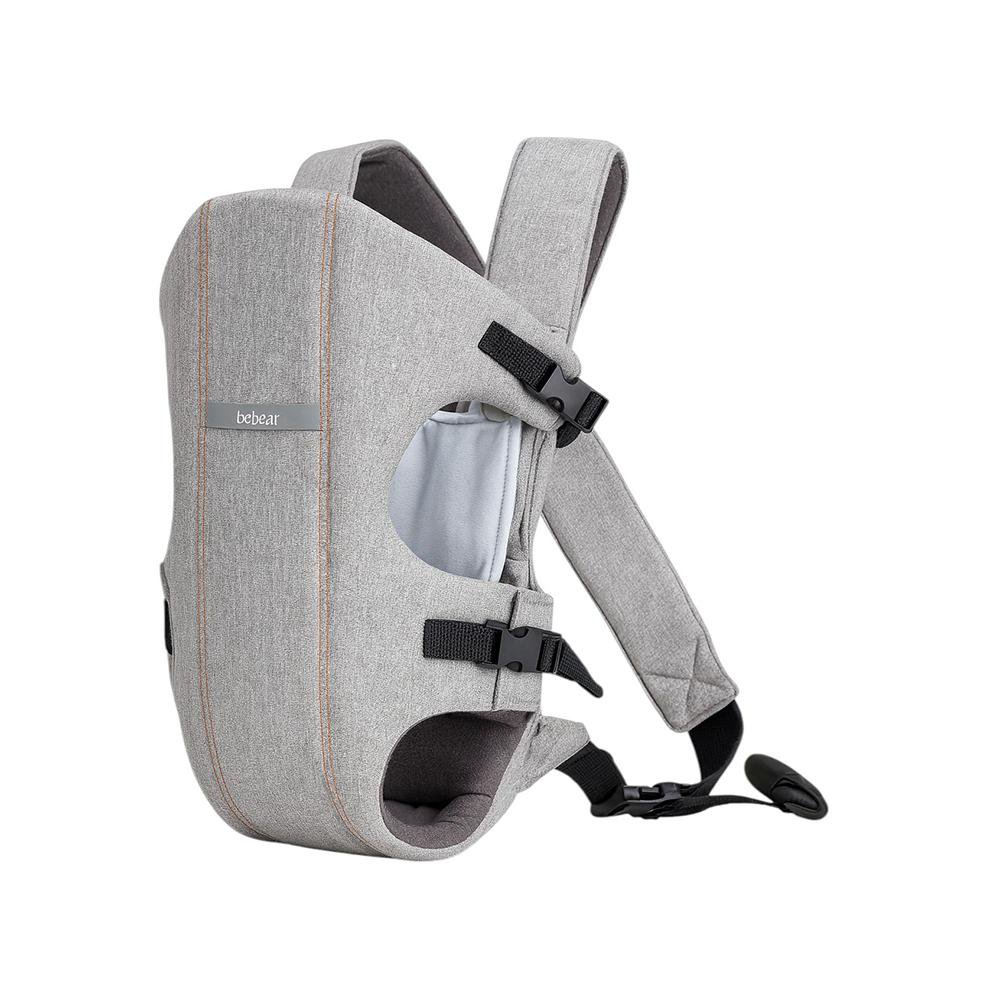 Cargador de Bebé Tipo Mochila 6606 con Tirantes Acolchados Ajustables Color Gris Cargador de Bebé Tipo Mochila Color Gris con Tirantes Acolchados
