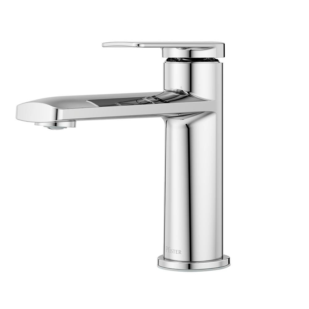 Grifo Monomando para Lavamanos Cuello Bajo en Metal Sena Cromado