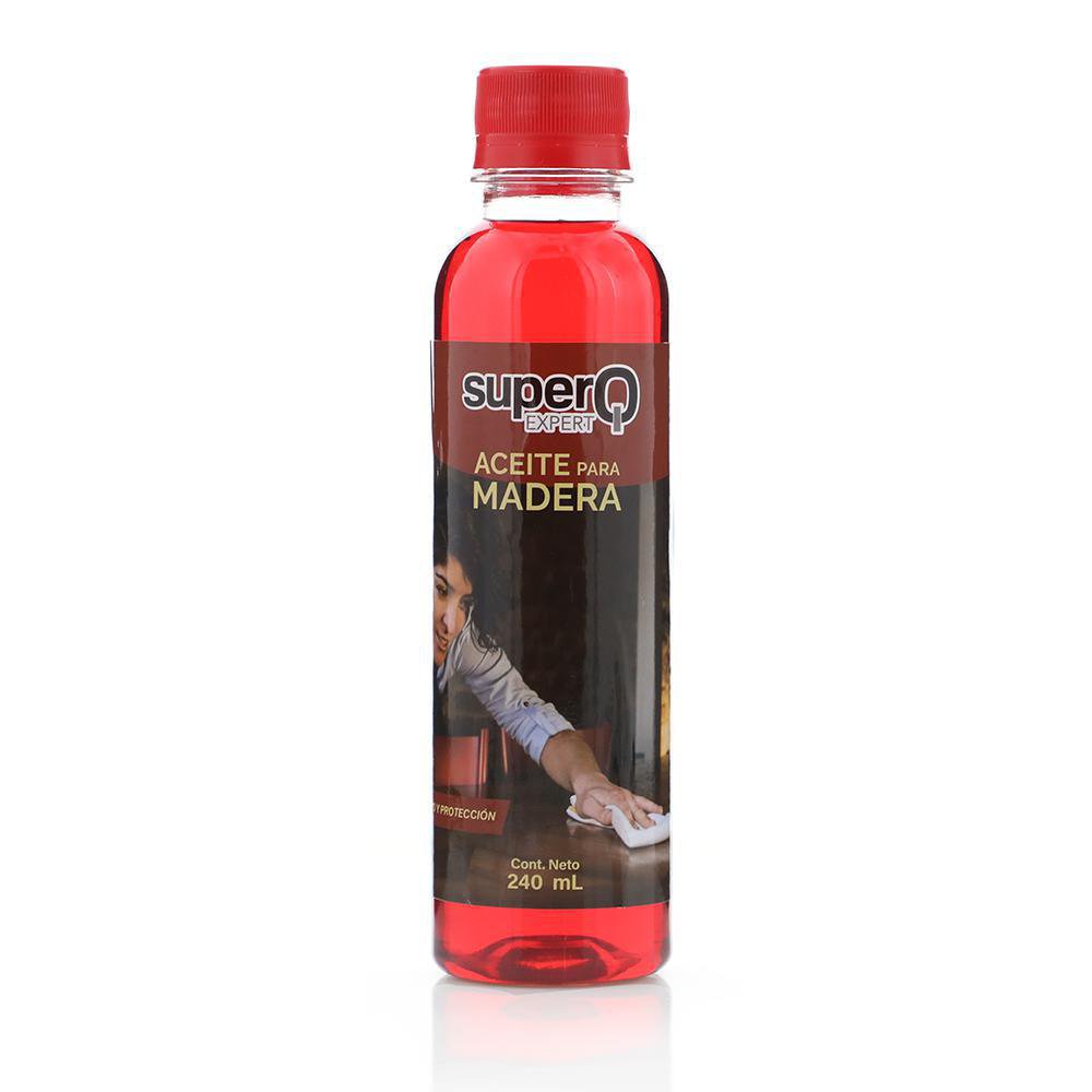 Aceite Super Q Expert para Madera Protección y Brillo de 240 ml