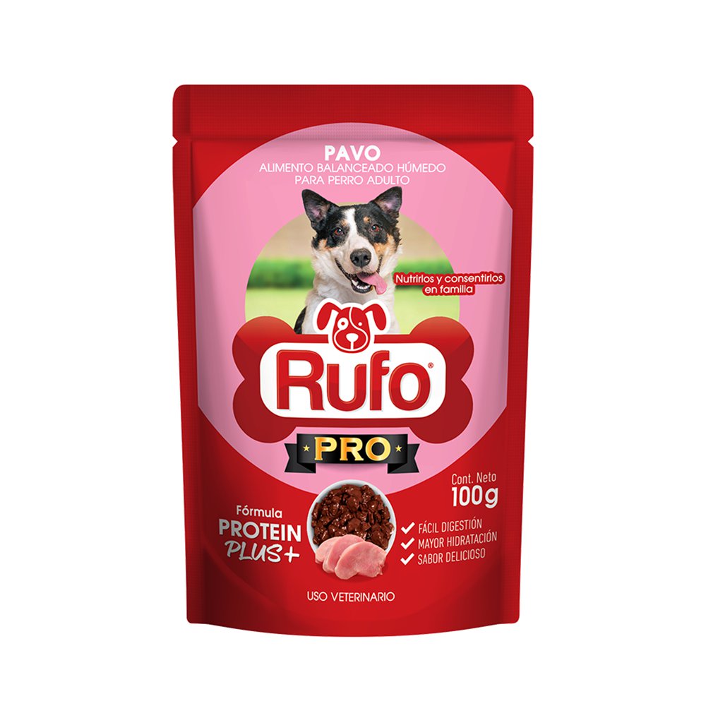 Alimento Húmedo para Perro Adulto Protein Plus Sabor Pavo Sobre de 100 g