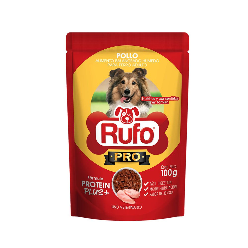 Alimento Húmedo para Perro Adulto Protein Plus Sabor Pollo Sobre de 100 g