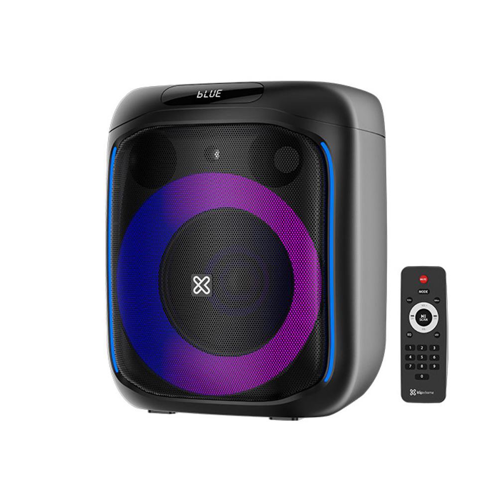 Bocina Portátil Boomblaster Led en Color Negro Bocina Portátil Boomblaster Led Color Negro